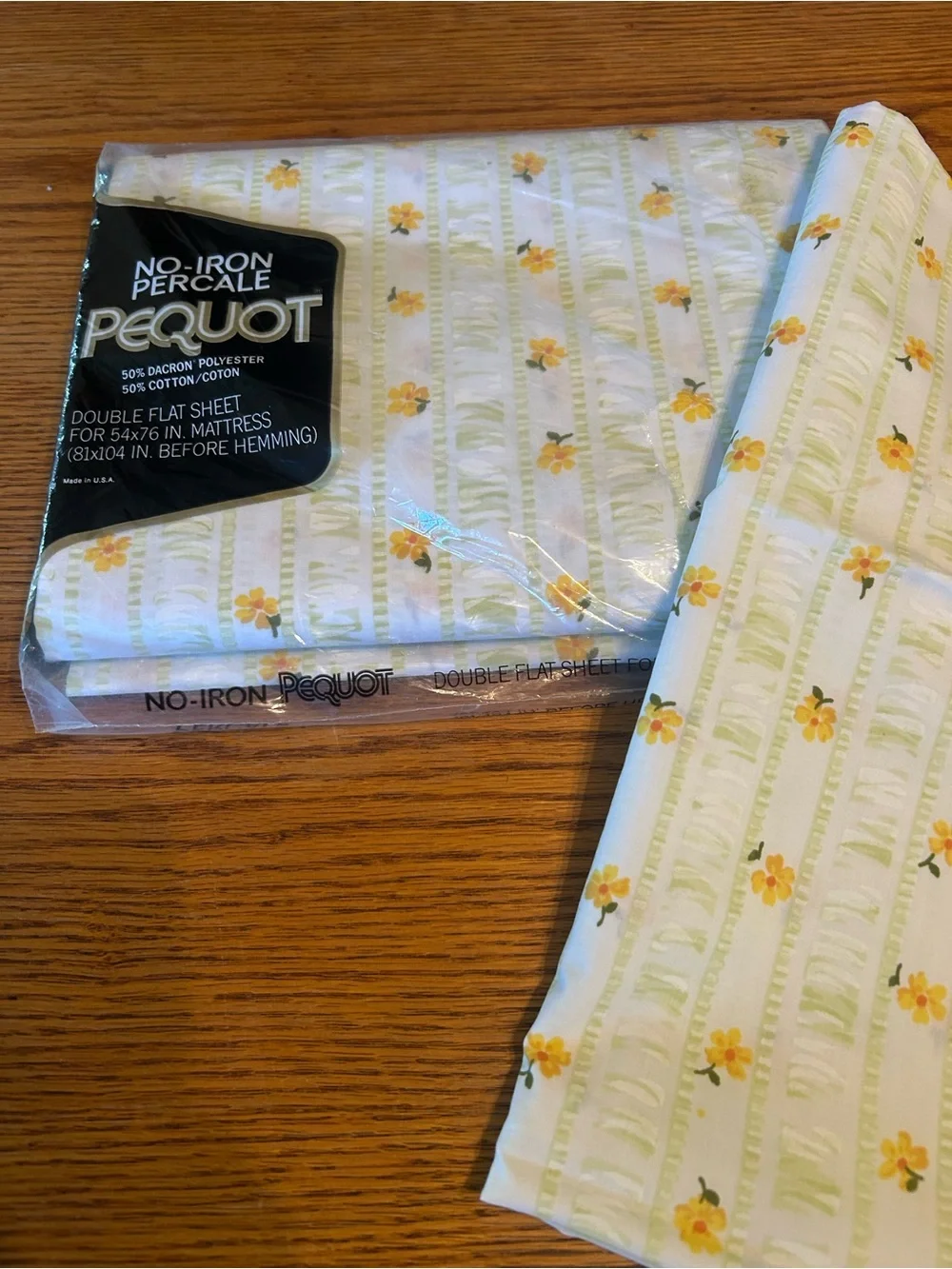 Double Flat Sheet and one pillow case